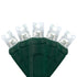 5mm Wide Angle LED Christmas Lights on Green Wire Tree Bundles