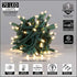 5mm Wide Angle LED Christmas Lights on Green Wire Tree Bundles